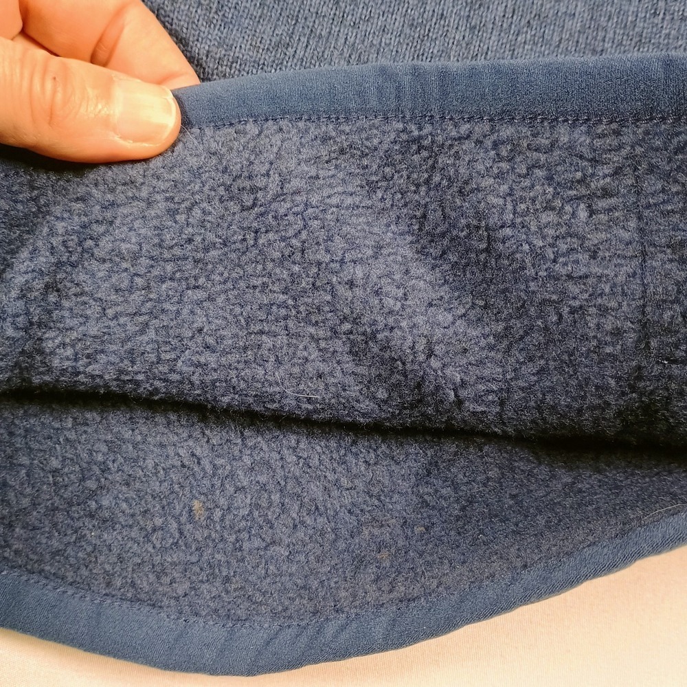 Vineyard Vines Women's Blue Fleece Vest Zip Up Small - Picture 7 of 9